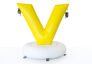 Buy a blow-up promotionals in the form of Letter V. Order now 3D inflatables online at JB Inflatables UK